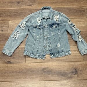 🩵SHEIN🩵Light Blue Denim Jacket